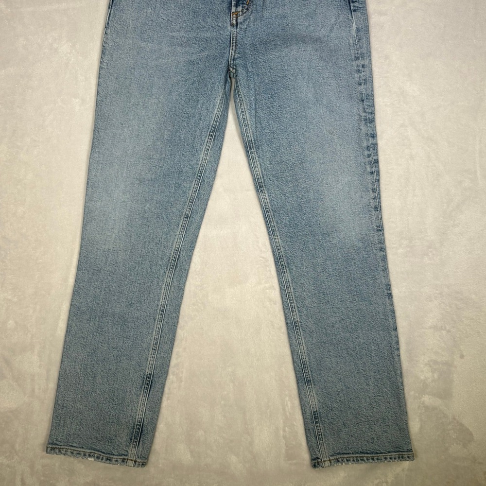 AGOLDE Los Angeles Wilder Jeans Womens 25 High Rise Straight Leg Light Wash - Picture 4 of 13